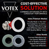 Indian Challenger Oil Drain Plug Crush Washer Gasket / Seal Ring (2020-2025) - 20 Pack - Made In USA