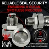 Reliable leak-free seal security! Our drain valve features 3 Viton O-Rings to maintain seal integrity.