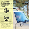 VOTEX - 31 Inch Black Antenna for Jeep Wrangler JK - JL | Gladiator (2007-2024) - Spiral Wind Noise Cancellation - Spring Steel Construction - Stainless Steel Threading