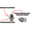 Proudly manufactured in the USA, Votex magnetic drain plugs are crafted from high-quality 304 stainless steel and feature a powerful, high-temperature neodymium magnet. An aluminum crush washer is included with every plug.