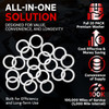 An all-in-one solution, our crush washer 20-pack is designed for convenience, value, and longevity.
