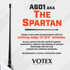 The Spartan! This cutting edge 13 3/4" antenna is at the pinnacle of antenna technology. So impressive it earns it's distinctive name.