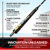 "Antenna Innovation Unleashed" featuring Silent Ride Technology, durable EPDM rubber, tuned copper coil, 304 stainless steel threading, brass base, and a stainless steel spring.