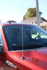 Ford F-350 31 Inch Stainless-Steel Antenna (2017-2026) - Spring Steel Construction - Stainless Steel Threading
