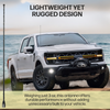 Lightweight yet rugged design.