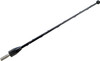 Ford F-550 7 Inch Black Short Antenna (2017-2026) - Spiral Wind Noise Cancellation - Spring Steel Construction