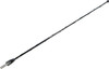 Jeep Commander 12 Inch Black Short Antenna (2006-2010) - Spiral Wind Noise Cancellation - Spring Steel Construction