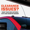 Clearance issues? Swap your OEM antenna with our shorter design!
