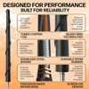 Designed for performance! Built for reliability! Our 8" rubber antenna features: tuned copper coil, silent ride technology, stainless steel spring, durable EPDM rubber, precision-made brass base, and a screw-on design.