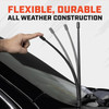 Flexible, durable, all-weather construction.