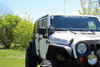 Toyota FJ Cruiser 21 Inch Black Short Antenna (2007-2015) - Spiral Wind Noise Cancellation - Spring Steel Construction