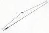 Nissan Frontier 15 Inch Stainless-Steel Antenna (1998-2021) - Spring Steel Construction - Stainless Steel Threading