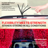Our 8" rubber antenna is engineered for maximum flexibility and break resistance. Withstands frequent and high-pressure car washes.