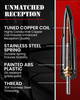 The Falcon 20 20mm flat black bullet antenna. Strong and durable, engineered performance, universal fit, and tactical design.