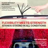 Our 8" rubber antenna is engineered for maximum flexibility and break resistance. Withstands frequent and high-pressure car washes.