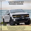 Lightweight yet rugged design.