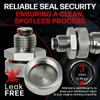 Reliable leak-free seal security! Our drain valve features 3 Viton O-Rings to maintain seal integrity.