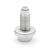 Chevrolet Silverado 2500 Magnetic Oil Drain Plug - 2020-2026 - 6.6 Liter Gas - 8 Cylinder - Made In USA - Stainless Steel - Part Number 55577568