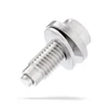 Chevrolet Silverado 2500 Magnetic Oil Drain Plug - 2020-2026 - 6.6 Liter Gas - 8 Cylinder - Made In USA - Stainless Steel - Part Number 55577568