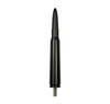 A black 50 caliber bullet antenna for a Mazda B2500, 1998, 1999, 2000, 2001