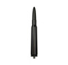 A black 50 caliber bullet antenna for an Audi A6, 1995, 1996, 1997, 1998, 1999, 2000, 2001, 2002, 2003, 2004