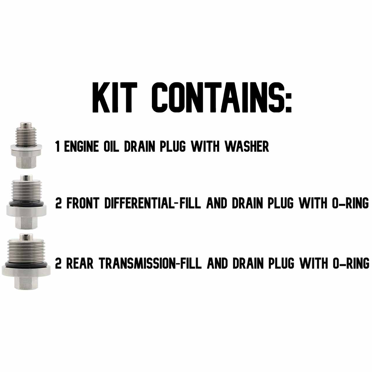 Polaris XPEDITION ADV Ultimate Magnetic Oil Drain Plug Kit (2024-2025 ...