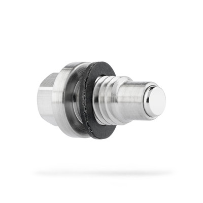 M8 x 1.25 x 14.25MM - ENGINE Magnetic Oil Drain Plug - Stainless Steel - Made In USA - Part Number DP069