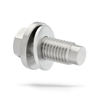 Lincoln MKT Oil Drain Plug (2010-2019) - 3.5 Liter - 6 Cylinder - Made In USA - Stainless Steel