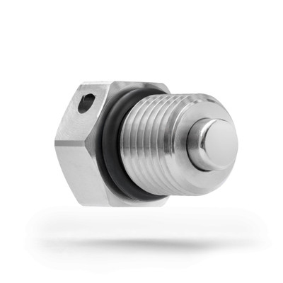 Harley Davidson FLTRXSE2 CVO Road Glide Custom Magnetic ENGINE Oil Drain Plug (2013) - Made In USA - Stainless Steel