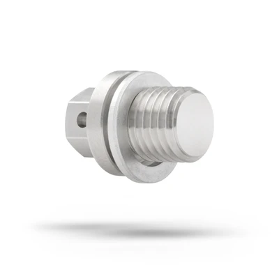 GasGas MC 125 Oil Drain Plug (2021-2026) - Made In USA - Stainless Steel - Part Number 58030021100