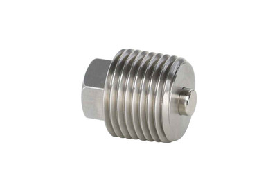 3/4"-14 NPT Stainless Steel Industrial (External Head) Oil Drain Plug with Neodymium Magnet - MADE IN USA