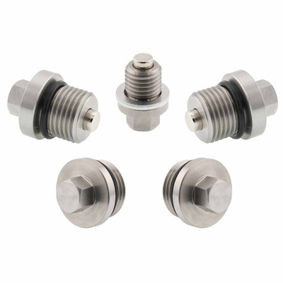 Polaris General 1000 EPS Magnetic Oil Drain Plug Kit (2016-2019) - Engine, Transmission, Differential - Made In USA