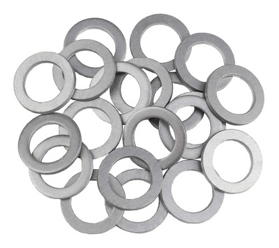 20 Pack - M25 Aluminum Oil or Coolant Crush Washers/Drain Plug Seal Ring Gasket - MADE IN USA