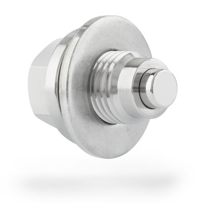 Toyota Hilux Magnetic Oil Drain Plug (2018-2026) - 2.8 Liter - 4 Cylinder - Made In USA - Stainless Steel - Part Number 90341-12012