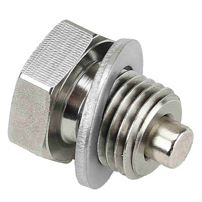 T3458989 for Triumph - Stainless Steel Magnetic Oil Drain Plug with Neodymium Magnet - Made In USA