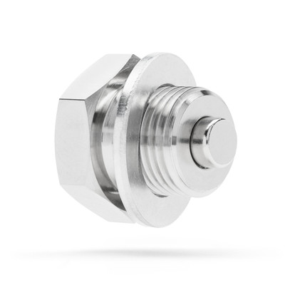 Suzuki Motorcycle AN650A Burgman ABS Magnetic Oil Drain Plug (2013-2015) - Made In USA - Stainless Steel