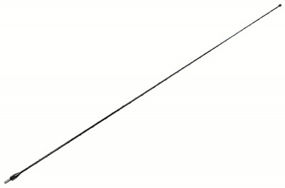 31 Inch Black Antenna for Jeep Wrangler JK - JL | Gladiator (2007-2024) - Spiral Wind Noise Cancellation - Spring Steel Construction - Stainless Steel Threading