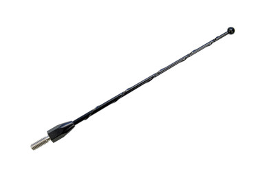 Ford F-150 7 Inch Black Short Antenna (2009-2026) - Spiral Wind Noise Cancellation - Spring Steel Construction