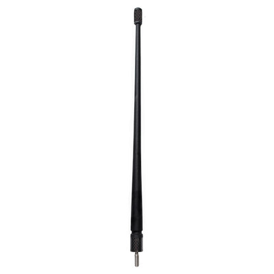 Ford F-150 'THE SPARTAN' - 13 3/4 Inch Short Rubber Antenna (2009-2026) - USA Stainless Steel Threading - Carbon Fiber Trim - Internal Copper Coil