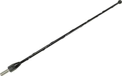 Dodge Ram 3500 9 Inch Black Short Antenna (2010-2018) - Spiral Wind Noise Cancellation - Spring Steel Construction