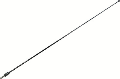 Ford F-450 21 Inch Black Short Antenna (2017-2026) - Spiral Wind Noise Cancellation - Spring Steel Construction