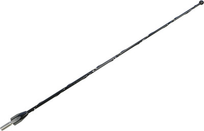Dodge Ram 2500 12 Inch Black Short Antenna (2010-2018) - Spiral Wind Noise Cancellation - Spring Steel Construction