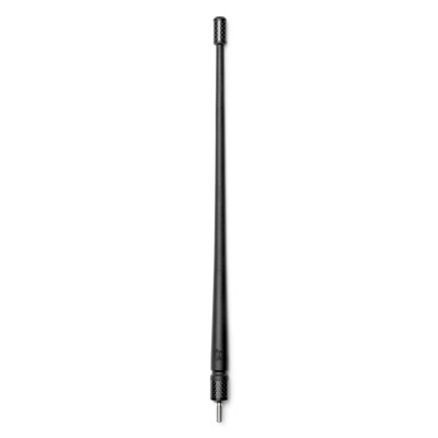 Nissan Altima THE SPARTAN - 13 3/4 Inch Short Rubber Antenna (1993-1999) - USA Stainless Steel Threading - Carbon Fiber Trim - Internal Copper Coil