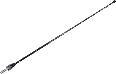 Dodge Ram 5500 12 Inch Black Short Antenna (1999-2009) - Spiral Wind Noise Cancellation - Spring Steel Construction