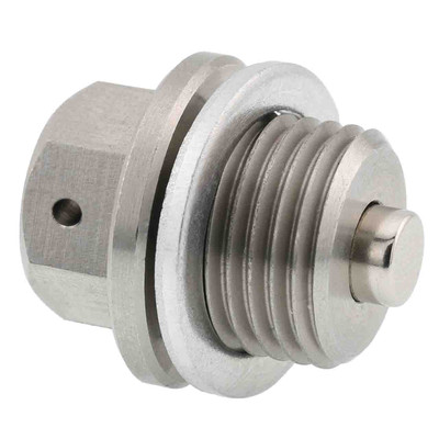 BMW S1000XR Magnetic Oil Drain Plug - 2015-2024 - Made In USA - Stainless Steel - Part Number 11138536827