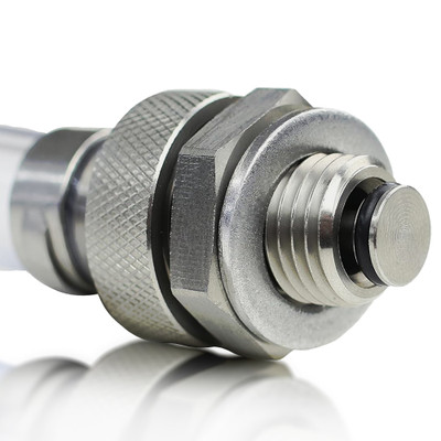 Chevrolet Silverado 2500 Quick Oil Drain Valve (2020-2026) - 6.6 Liter Gas - 8 Cylinder - Made In USA - Stainless Steel