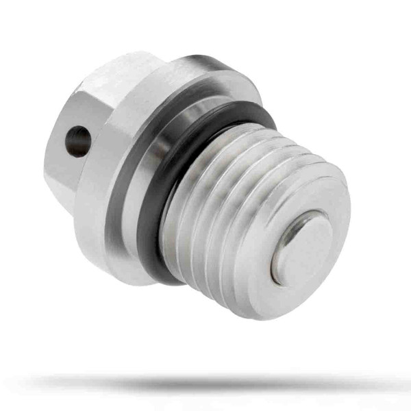 62700041 for Harley Davidson - Stainless Steel Magnetic Oil Drain Plug with Neodymium Magnet - Made In USA