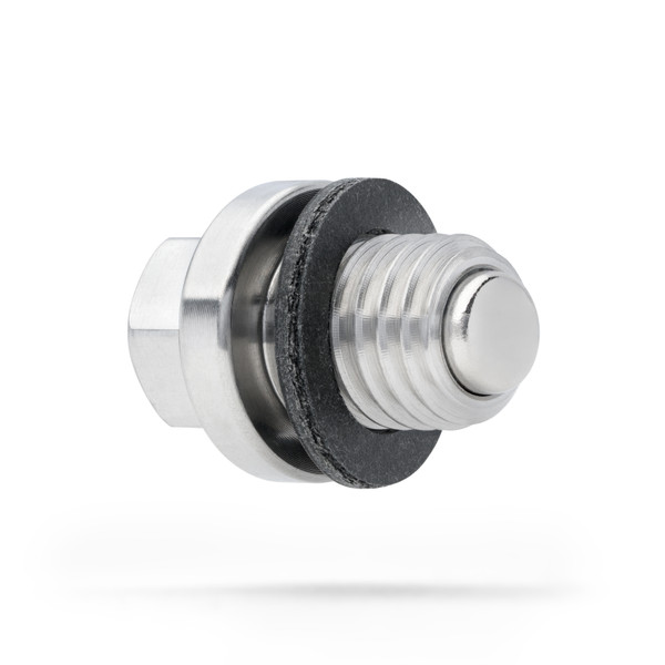 M8 x 1.25 x 9.8MM - ENGINE Magnetic Oil Drain Plug - Stainless Steel - Made In USA - Part Number DP068