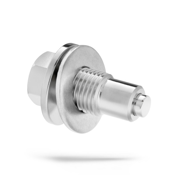 GMC Safari Magnetic Oil Drain Plug (1985-1995) - 4.3 Liter - 6 Cylinder - Made In USA - Stainless Steel