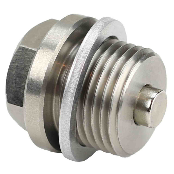 Volvo V60 Cross Country Magnetic Oil Drain Plug (2017-2026) - 2.0 Liter - 4 Cylinder - Made In USA - Stainless Steel